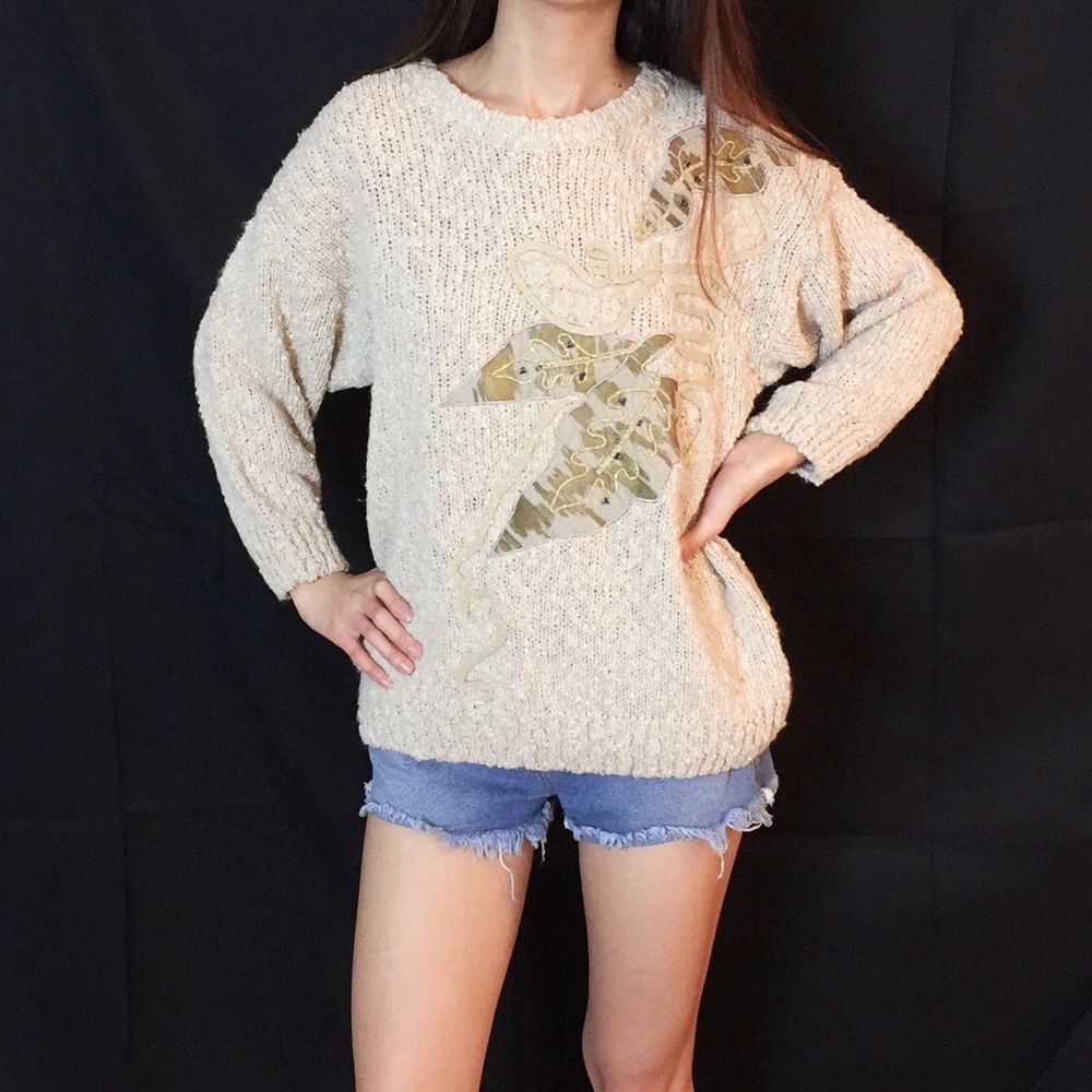 Vintage embroidered sweater by P'galli. - Picture 3 of 6